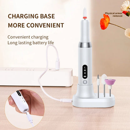 Electric Nail Polisher Drill Bits Professional Nails Grinding Polishing Dead Skin Removal Art Sanding File Pen Manicure Machine