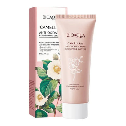 BIOAQUA Camellia Antioxidant Rejuvenating Cleansing Moisturizing Gentle Care Facial Cleanser Skin care