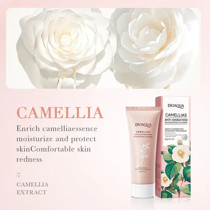 BIOAQUA Camellia Antioxidant Rejuvenating Cleansing Moisturizing Gentle Care Facial Cleanser Skin care