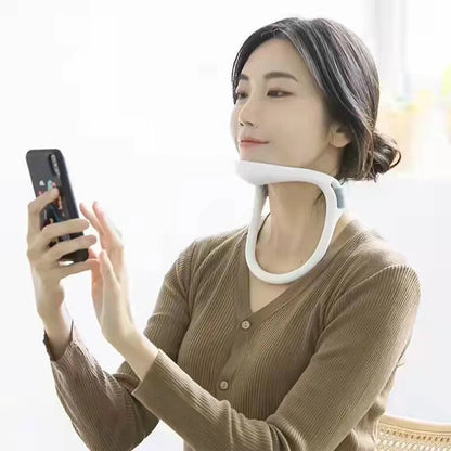 Adjustable Posture Corrector Neck Tractor Cervical Vertebra Neck Braces Supports Device Comfortabel Prevent Head Low Pain Relief