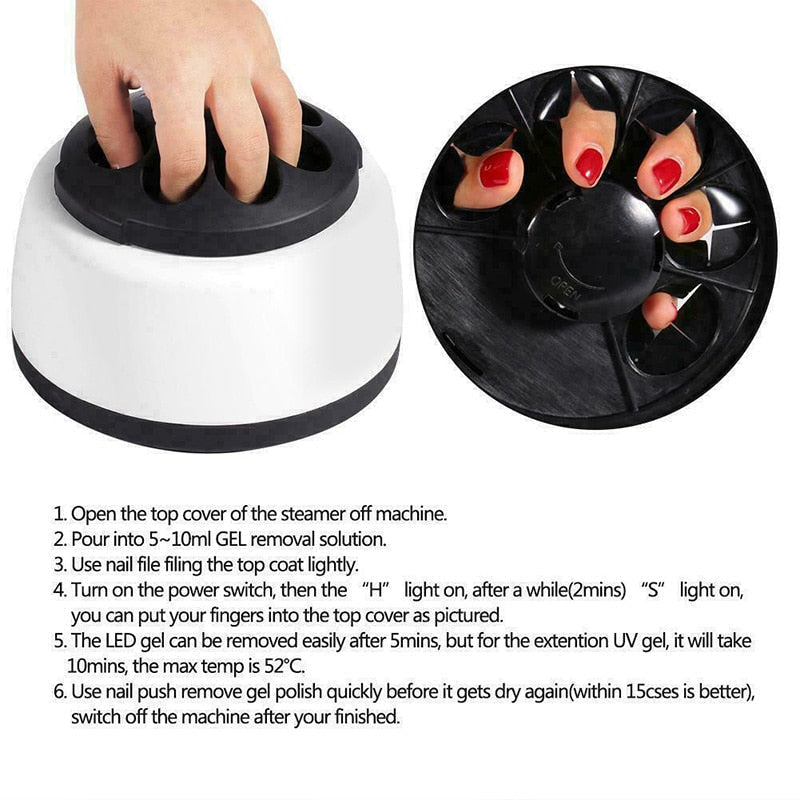 steam nail polish remover machine, acrylic nail remover machine, best gel nail polish remover machine, ultrasonic acrylic nail remover machine, best steam nail polish remover, gel polish remover.