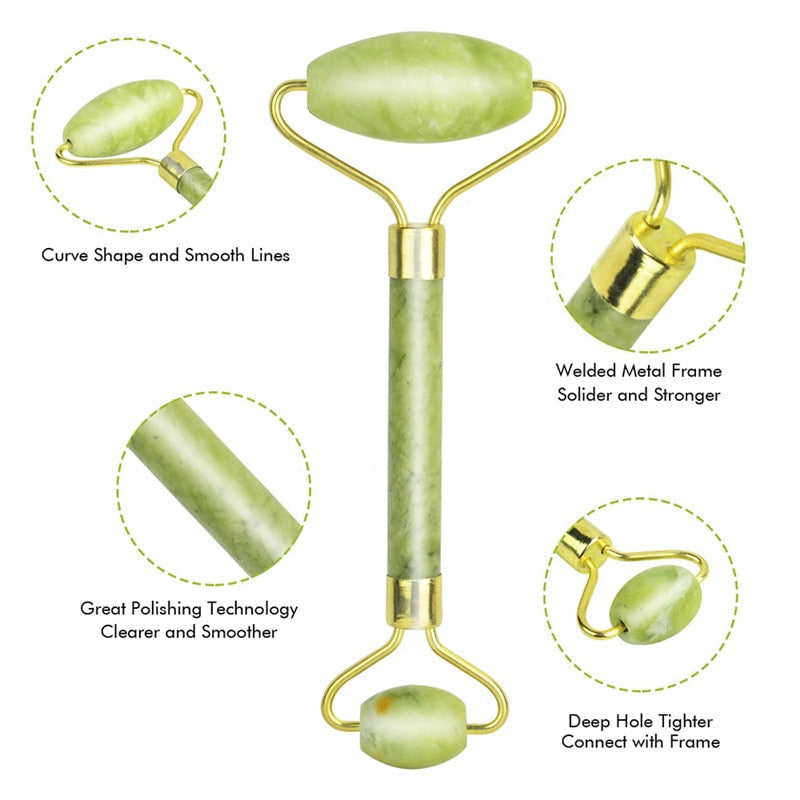 Jade Face Massage Roller - Beeyouti